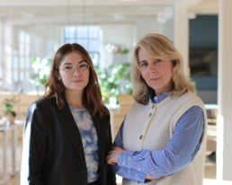 Helene Obel og Emilie Selin